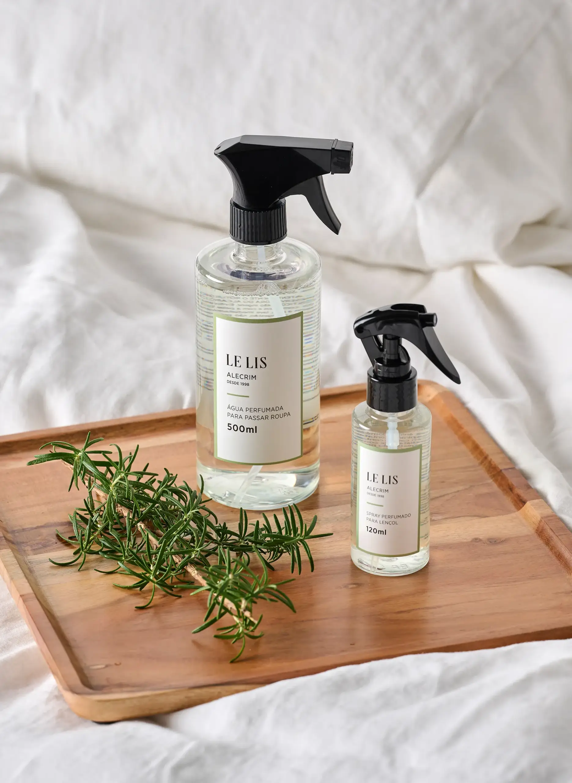 Água Perfumada Para Passar Aroma Alecrim 500ml - Imagem 4