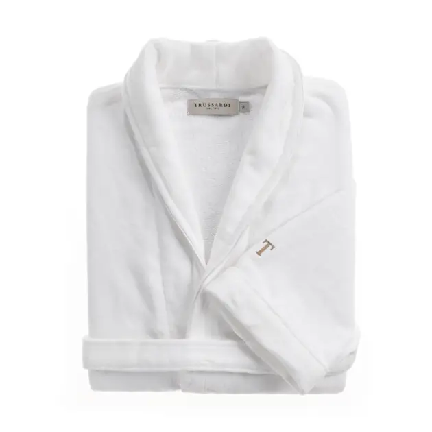 Roupão feminino 100% Algodão Branco - Tamanho M