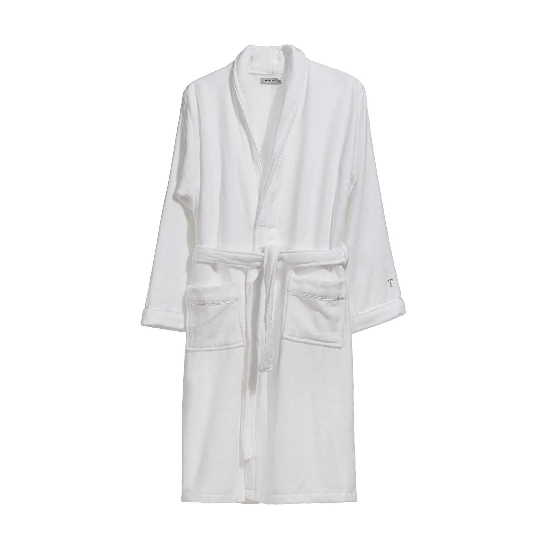 Roupão feminino 100% Algodão Branco - Tamanho P - Imagem 2
