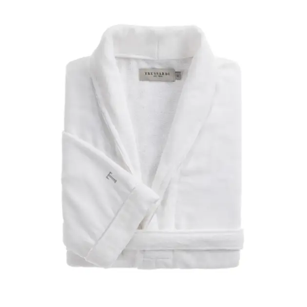 Roupão feminino 100% Algodão Branco - Tamanho P