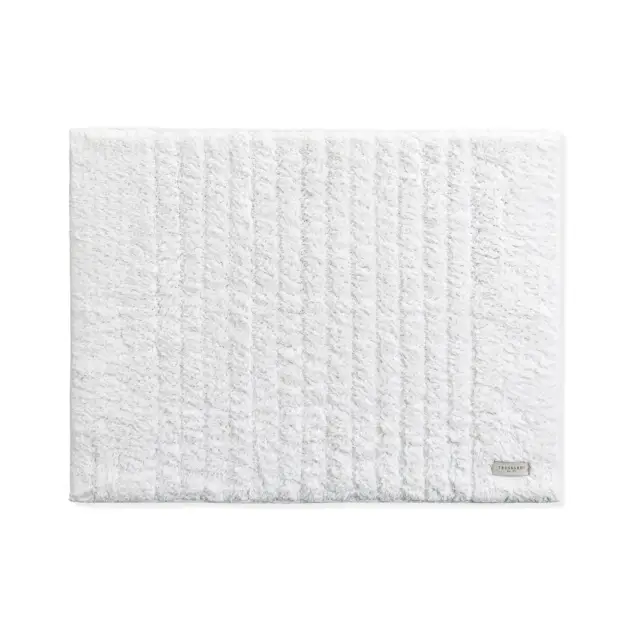 Tapete Felpudo Antiderrapante 100% Algodão Vittore Branco