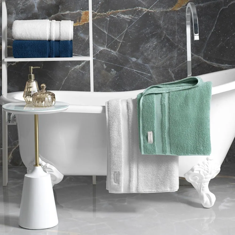Toalha Banhão Trussardi 100% Algodão Lorenzi Branco - Imagem 3