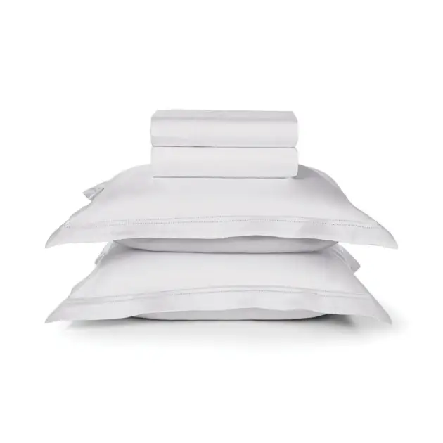 Jogo de Cama King Trussardi 300 Fios Cetim 100% Algodão Egípcio Galieno Branco
