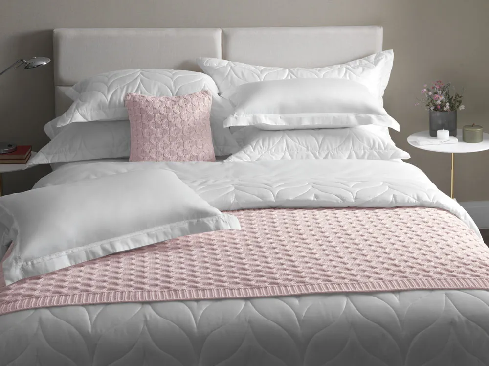 Jogo de Cama Queen Trussardi 300 Fios Cetim 100% Algodão Egípcio Galieno Branco - Imagem 3