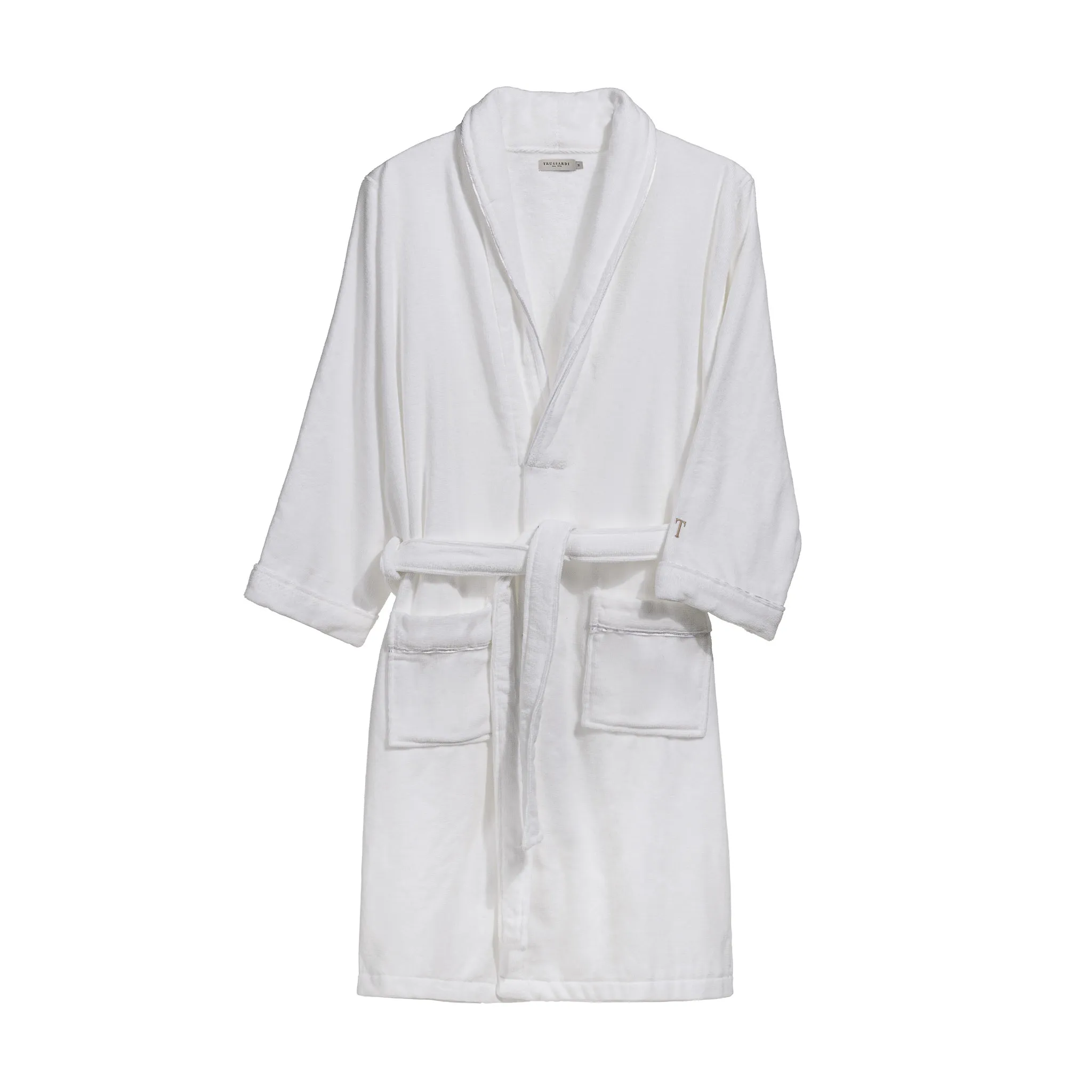 Roupão feminino 100% Algodão Branco - Tamanho G - Imagem 2