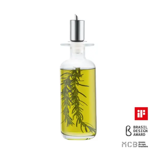 Garrafa Mediterrâneo Alta em Inox