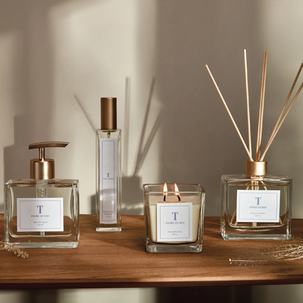 Vela Perfumada 200g Fiore di Iris - Imagem 2